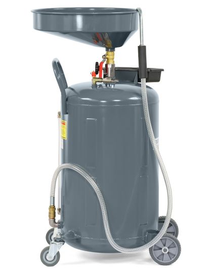 Установка для слива масла и антифриза ручная на 80 литров передвижная KraftWell KRW1803.80L