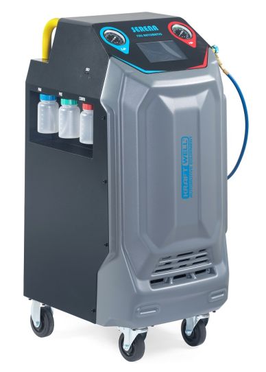 Установка автомат для заправки автомобильных кондиционеров профессиональная KraftWell SERENA 