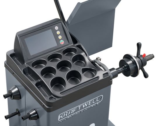Балансировочный станок автоматический для грузовых авто 10-30" KraftWell KRW245E BELLA, 220В