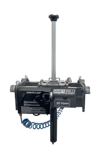 Канавный пневмогидравлический навесной одноштоковый подъемник на 20 т KRWTPJ-20P KraftWell