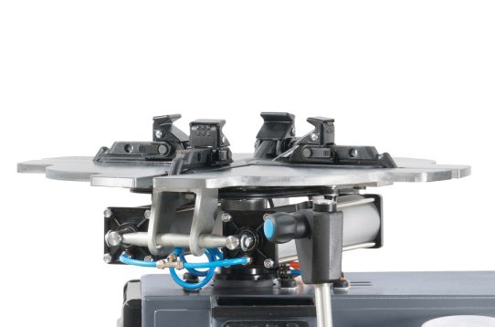 Станок шиномонтажный автоматический 220В двухскоростной KraftWell KRW28MR/220 серый