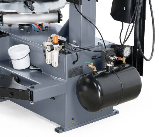 Станок шиномонтажный автоматический 220В двухскоростной KraftWell KRW28MR/220 серый