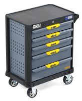  Тележка инструментальная KraftWell KRW-T5D, 5 ящиков, без инструментов