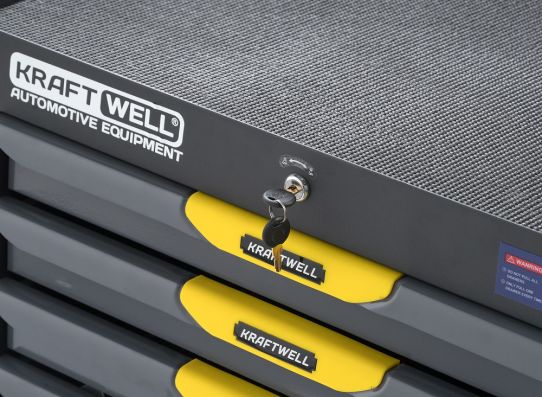  Тележка инструментальная KraftWell KRW-T7D, 7 ящиков, без инструментов