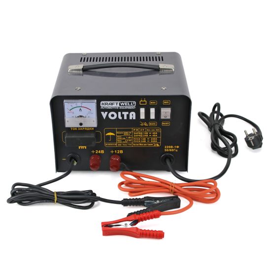 Пуско-зарядное устройство для аккумуляторов 12В и 24В с пусковым током 240А VOLTA KraftWell