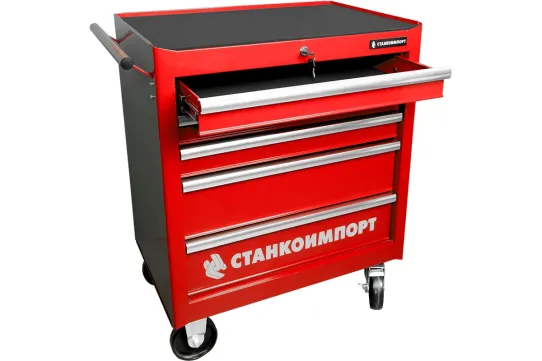 Тележка инструментальная Станкоимпорт BTD-271051CIS red, 5 ящиков, без инструментов