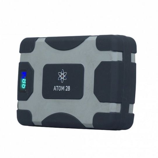 Пусковое устройство 12В пуск до 1700А запуск легковых и грузовых авто, Power Bank 28000мАч, дисплей, Aurora ATOM 28 18908 