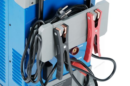 Пуско-зарядное устройство для 12В и 24В аккумуляторов, пусковой ток 250А WSB450 Nordberg