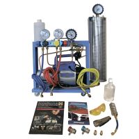 Станция ручная для заправки автомобильных кондиционеров SMC 402-1C STANDART с зарядной колбой Станция ручная для заправки автомобильных кондиционеров SMC 402-1C STANDART с зарядной колбой