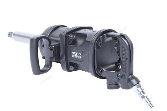Гайковерт пневматический ударный 1" 3600Нм, в кейсе, с набором глубоких головок 32-33мм Nordberg NP18360K
