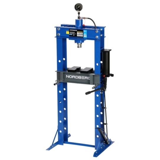 Пресс гидравлический Nordberg N3630FL с усилием 30т, напольный с ручным и ножным приводом
