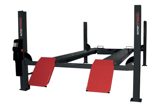 Четырехстоечный подъемник электрогидравлический 4т 380В STENHOJ Major 4030-47 S, длина платформ 4700 мм