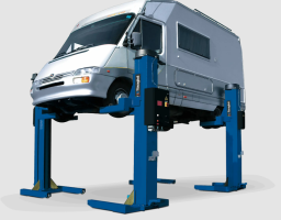 Подкатной подъемник для грузовых электромеханический 10т Ravaglioli RAV212NC, 4 колонны