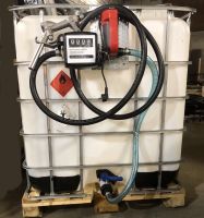 Мини АЗС для ДТ 1000L 220V 40 л/м еврокуб дер. поддон, мех. счетчик, ручной пистолет, шланг 4 м. Мини АЗС для ДТ 1000L 220V 40 л/м еврокуб дер. поддон, мех. счетчик, ручной пистолет, шланг 4 м.