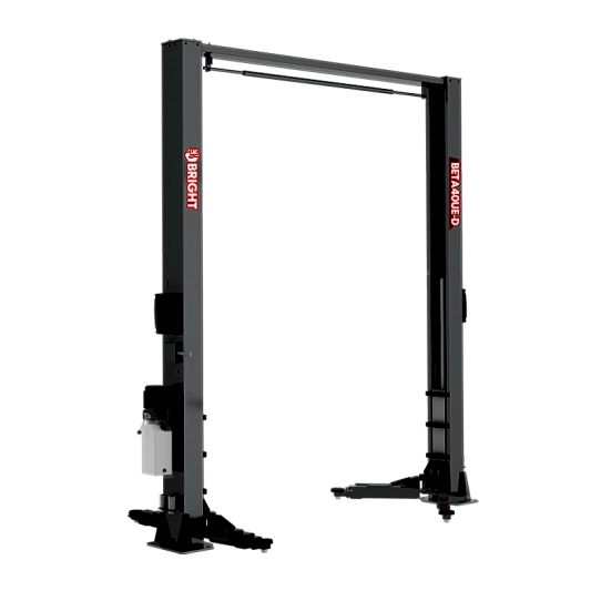 Двухстоечный подъемник BRIGHT BETA 40UE-D_RAL7016 4т, электрогидравлический, 380В, с верхней синхронизацией, 98-1900 мм