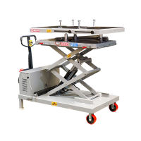 Стол подъемный гидравлический 1000кг, 700-1750мм BRIGHT MU 1000, передвижной Стол подъемный гидравлический 1000кг, 700-1750мм BRIGHT MU 1000, передвижной