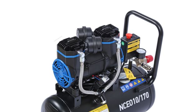 Поршневой компрессор 18 л, 170 л/м, 220В, 0.9 кВт, коаксиальный, безмасляный Nordberg NCEO10/170