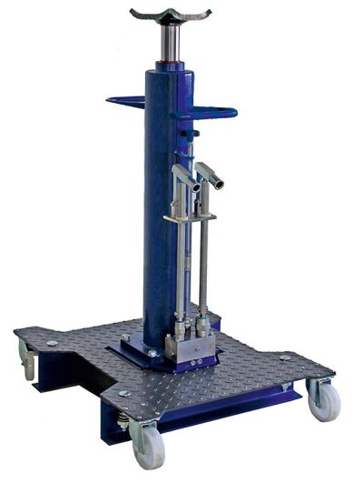 Канавный гидравлический подъемник 10 т, напольный одноштоковый П114Е-10-2 Челябинский завод автосервисного оборудования