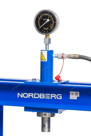 Гидравлический пресс для автосервиса 12 тонн Nordberg N3612 ручной привод