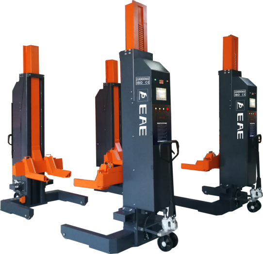 Подкатной подъемник для грузовых автомобилей электрогидравлический 40т Everlift EE-HDM104, 4 колонны