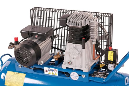 Поршневой компрессор Nordberg NCE100/480 220В, 446 л/мин, ресивер 100л, с ременной передачей