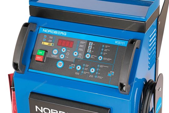 Пуско-зарядное устройство для 6В, 12В и 24В аккумуляторов, пусковой ток 750A WSB701 Nordberg