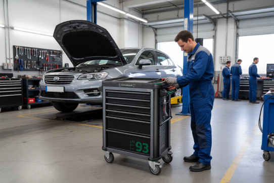 Инструментальная тележка STAHLWILLE 81200154 93/6A, 6 ящиков, без инструментов