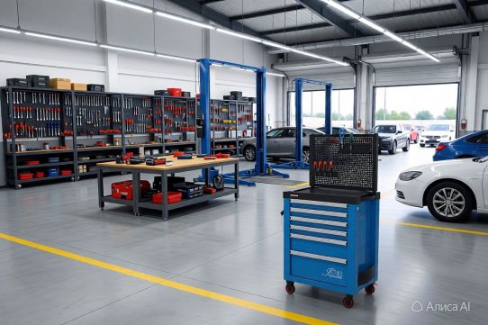 Тележка инструментальная FERRUM 12.306/3-5015, 6 ящиков, без инструментов