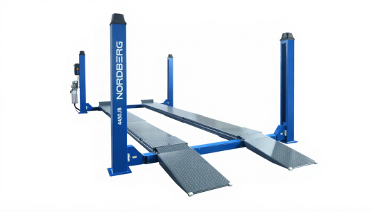 Четырехстоечный подъемник электрогидравлический 5т от сети 380В Nordberg 4450J_EB синий