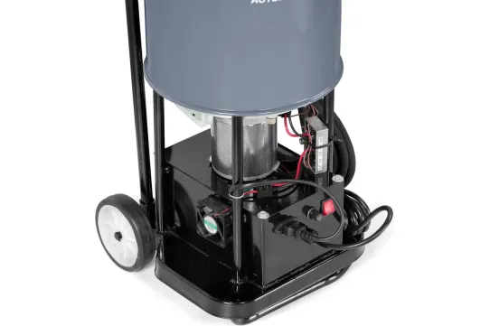 Нагнетатель смазки электрический от сети 220В, с емкостью 20 л, производительность 0.35 л/мин KraftWell KRW1798.EN