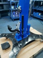 Канавный гидравлический подъемник 15 т, напольный одноштоковый КПП15Р800Ф ARTAZ