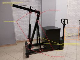 Кран гидравлический с противовесом 0,55 т TOR 10855801 Кран гидравлический с противовесом 0,55 т TOR 10855801