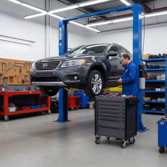 Тележка инструментальная JTC-5021, 7 ящиков, с набором инструментов 279 предметов