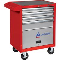 Тележка инструментальная МАСТАК 522-04581R, 4 ящика и отсек, без инструментов