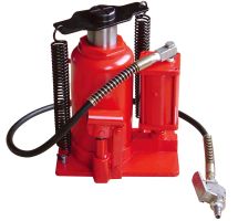 Домкрат бутылочный 20 т, Техносоюз TS1600-2 260-420 мм, пневмогидравлический, грузовой, с ходом штока 160 мм.