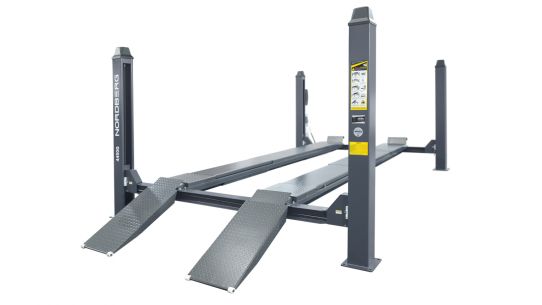 Четырехстоечный подъемник электрогидравлический 5т от сети 380В Nordberg 4450_MG серый