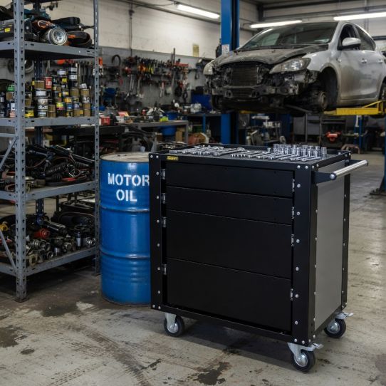  Тележка инструментальная Garopt GT4, 4 ящика, без инструментов