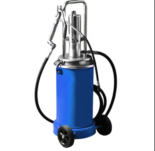 Нагнетатель смазки пневматический передвижной, емкость 17 л, давление до 400 бар, производительность 0.8 л/мин, Forsage F-TRG2095