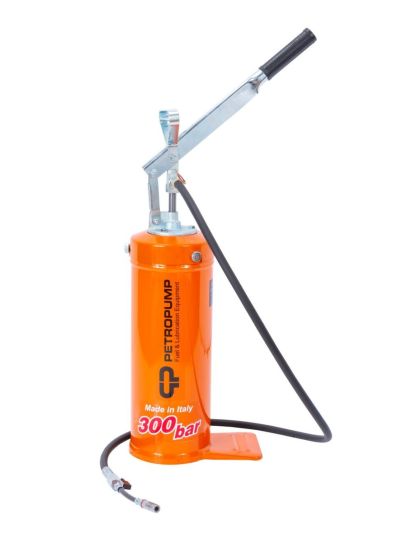 Нагнетатель смазки ручной на 8 л, давление до 300 бар, производительность 6 г/ход Petropump PP210007