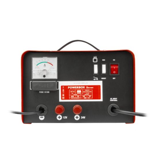 Пуско-зарядное устройство для 12В и 24В аккумуляторов с пусковым током 190А 6497 Kvazarrus