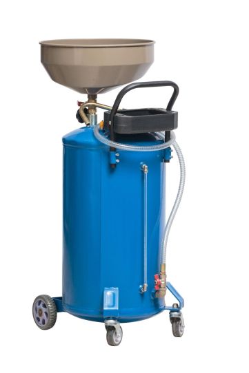 Ручная установка для слива масла на 65 литров Nordberg 2379-CVB (синяя)