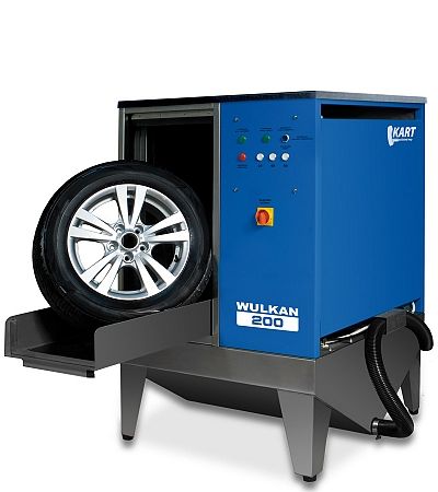Автоматическая установка для мойки колес WULKAN 200 KART ширина колеса до 305мм