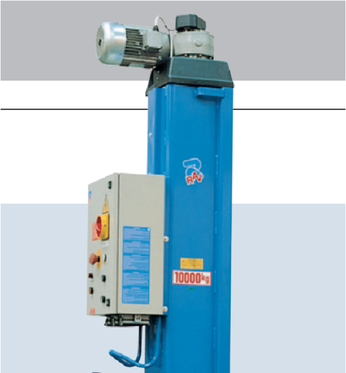 Подкатной подъемник для грузовых автомобилей электромеханический 80т Ravaglioli RAV276, 8 колонн