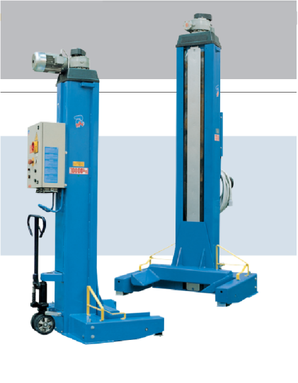 Подкатной подъемник для грузовых автомобилей электромеханический 80т Ravaglioli RAV276, 8 колонн