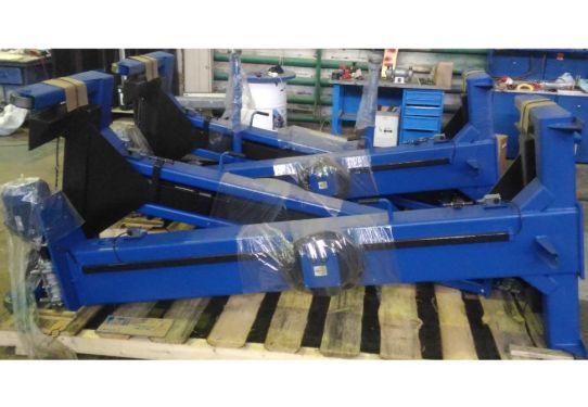 	Подкатной подъемник для грузовых автомобилей электромеханический 20т АСО ПП-20, 4 колонны