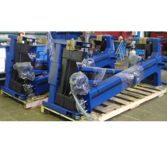 Подкатной подъемник для грузовых автомобилей электромеханический 10т АСО ПП-10, 4 колонны