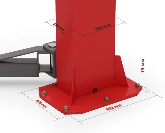 Двухстоечный подъемник Astrade GL01930 5т, электрогидравлический, 380В, с верхней синхронизацией, 110-4810 мм