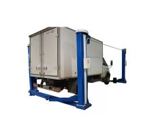 Грузовой четырехстоечный подъемник электромеханический 12т 380В для сход-развала Дарз П1-06 с траверсой Грузовой четырехстоечный подъемник электромеханический 12т 380В для сход-развала Дарз П1-06 с траверсой