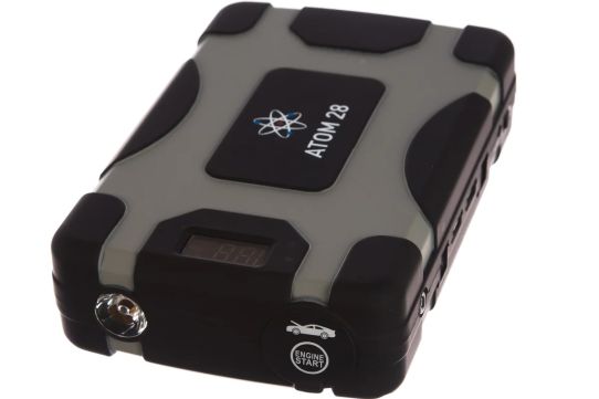 Пусковое устройство 12В пуск до 1700А запуск легковых и грузовых авто, Power Bank 28000мАч, дисплей, Aurora ATOM 28 18908 