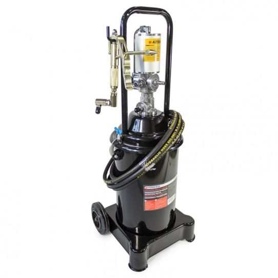 Нагнетатель смазки пневматический с емкостью 12л, давление до 400 бар, производительность 0.85 л/мин Forsage F-TRH12 BIG